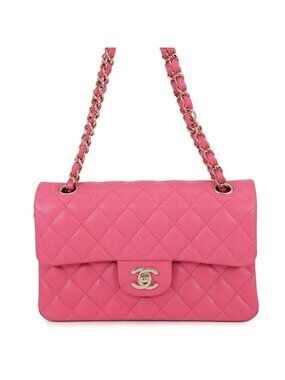Chanel Chain Shoulder Bag Quilted 23 CC Logo Double